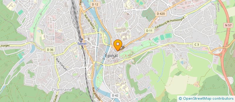 localisation de l'entreprise MONSIEUR LILIAN SUTTER  EPINAL