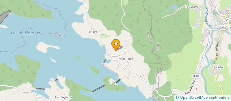 localisation de l'entreprise MONSIEUR LILIAN TACHON à MONTBEL