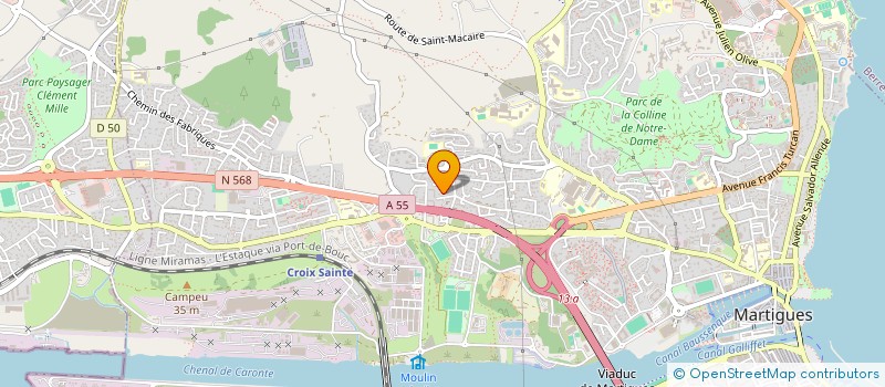 localisation de l'entreprise MONSIEUR LILIAN TAMBELLINI  MARTIGUES