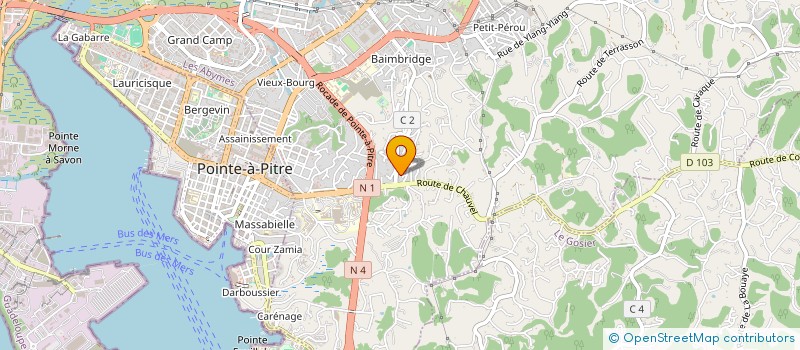 localisation de l'entreprise MONSIEUR LILIAN THIBUS à LES ABYMES