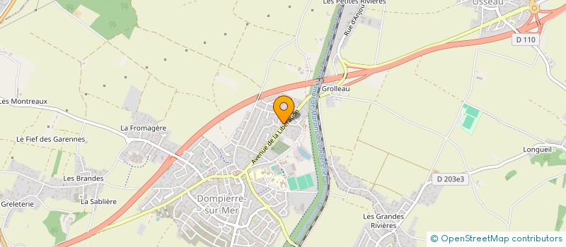 localisation de l'entreprise MONSIEUR LILIAN TRIQUARD  DOMPIERRE-SUR-MER