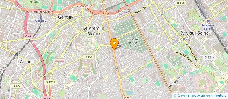 localisation de l'entreprise MONSIEUR LILIANS MORO  LE KREMLIN-BICETRE