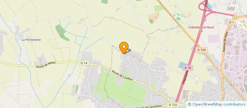 localisation de l'entreprise MONSIEUR LILIEN AUGER  CHATELLERAULT