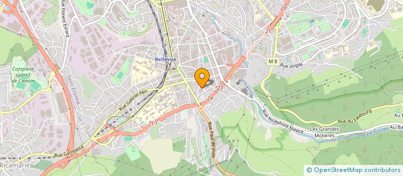 localisation de l'entreprise MONSIEUR LILIEN INCORVAIA  SAINT-ETIENNE