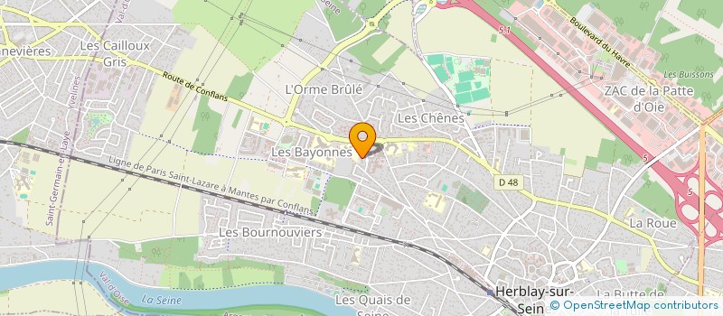 localisation de l'entreprise MONSIEUR LILION MONTOUTE  HERBLAY-SUR-SEINE