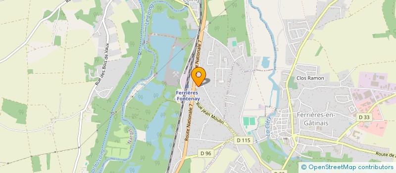 localisation de l'entreprise MONSIEUR LILLIAN BAKALAFOUA  FONTENAY-SUR-LOING