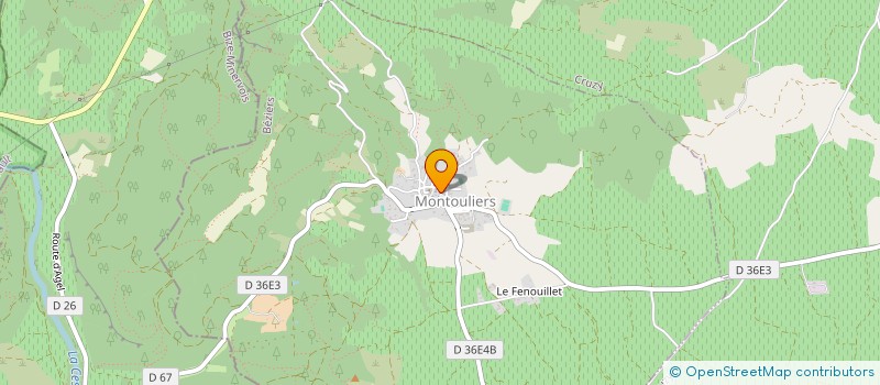 localisation de l'entreprise MONSIEUR LILLIAN GUILHAUMON à MONTOULIERS