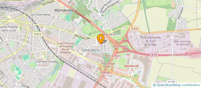 localisation de l'entreprise MONSIEUR LILLIAN MOREL  MONDEVILLE