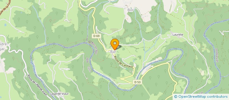 localisation de l'entreprise MONSIEUR LILLIAN MOREL-CHEVILLET  BOR-ET-BAR