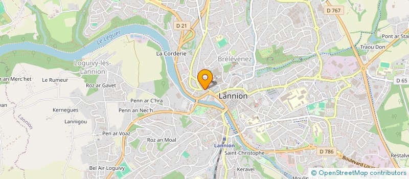 localisation de l'entreprise MONSIEUR LIM LY à LANNION