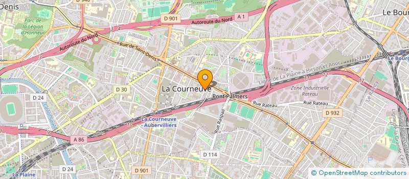 localisation de l'entreprise MONSIEUR LIMA KONTE à LA COURNEUVE