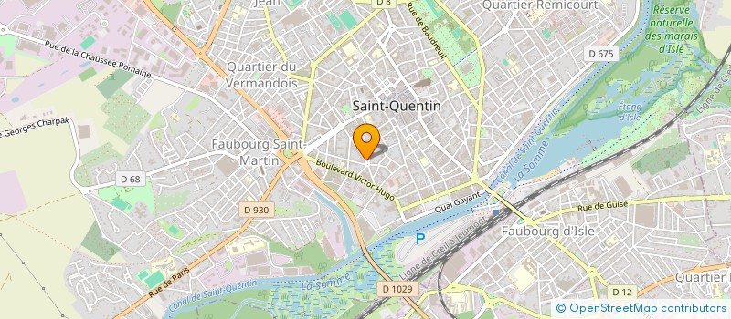 localisation de l'entreprise MONSIEUR LIMAN BIDJAKIN à SAINT-QUENTIN