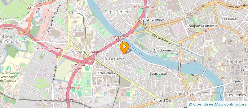 localisation de l'entreprise MONSIEUR LIMANOU SALLA  TOULOUSE