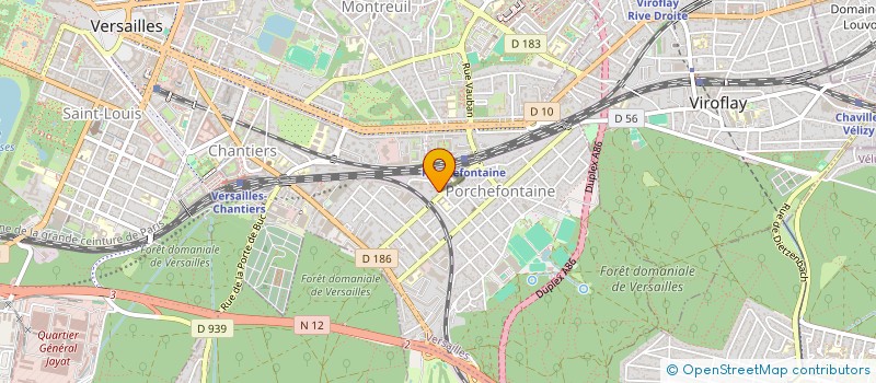 localisation de l'entreprise MONSIEUR LIMIM MANITOVIRO  VERSAILLES