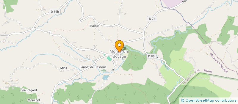 localisation de l'entreprise MONSIEUR LIN GRIMAUD  MONTBRUN-BOCAGE