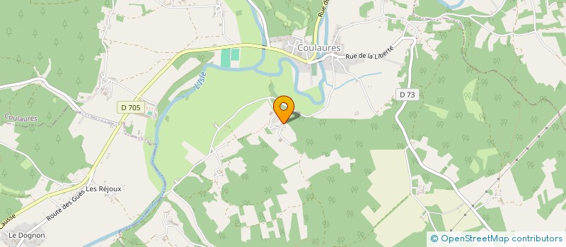 localisation de l'entreprise MONSIEUR LIN KOU  COULAURES