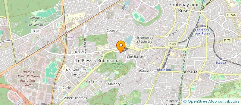 localisation de l'entreprise MONSIEUR LIN SOURZAC à LE PLESSIS-ROBINSON