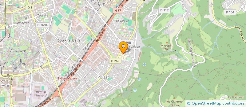 localisation de l'entreprise MONSIEUR LIND HACHANI à SAINT-MARTIN-D'HERES