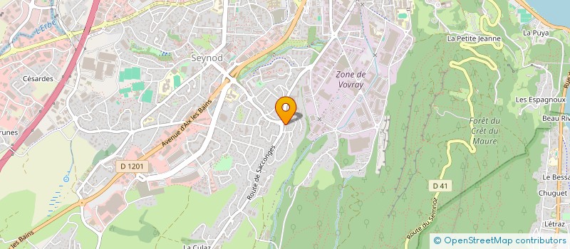 localisation de l'entreprise MONSIEUR LINDMIR KRYEZIU à ANNECY