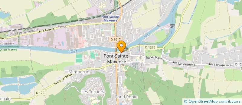 localisation de l'entreprise MONSIEUR LINDO TONDO  PONT-SAINTE-MAXENCE