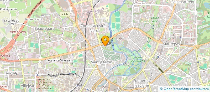 localisation de l'entreprise MONSIEUR LINDON KLISSING à RENNES