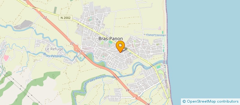 localisation de l'entreprise MONSIEUR LINDON PIERRE  BRAS-PANON