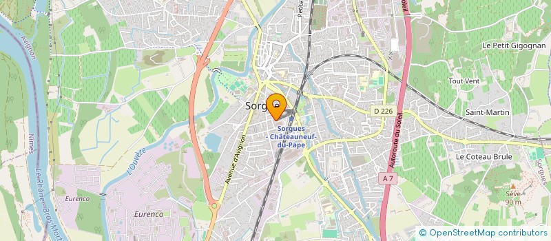 localisation de l'entreprise MONSIEUR LINDSAY GLENN  SORGUES