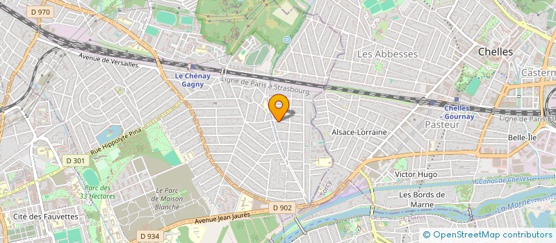 localisation de l'entreprise MONSIEUR LINFENG CHEN  GAGNY