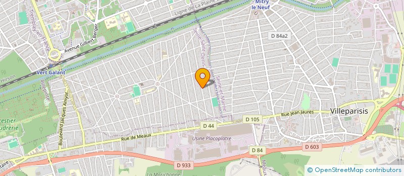 localisation de l'entreprise MONSIEUR LINO AFONSO à TREMBLAY-EN-FRANCE
