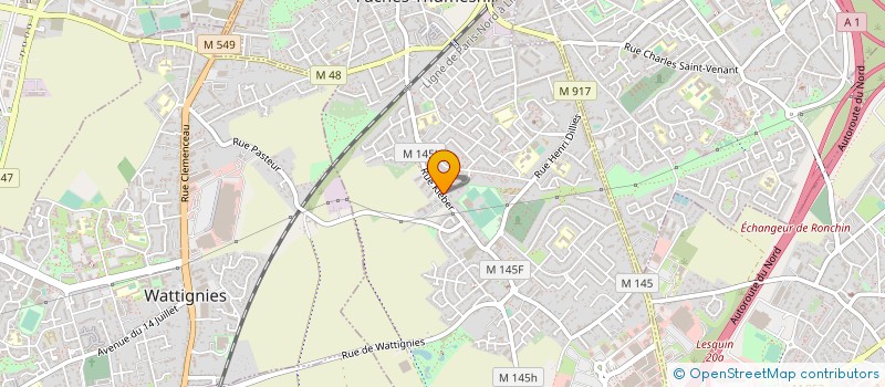 localisation de l'entreprise MONSIEUR LINO BARMIO  FACHES-THUMESNIL