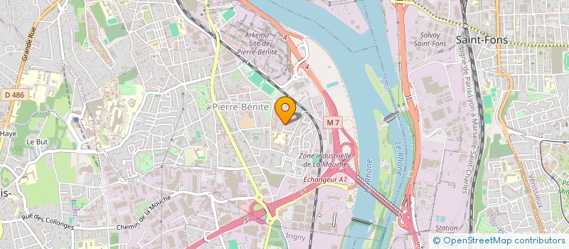 localisation de l'entreprise MONSIEUR LINO D'AVERSA  OULLINS-PIERRE-BENITE