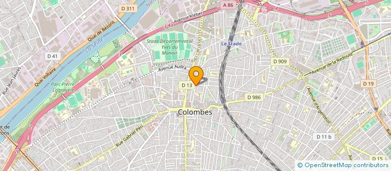 localisation de l'entreprise MONSIEUR LINO FERREIRA MARTINS à COLOMBES