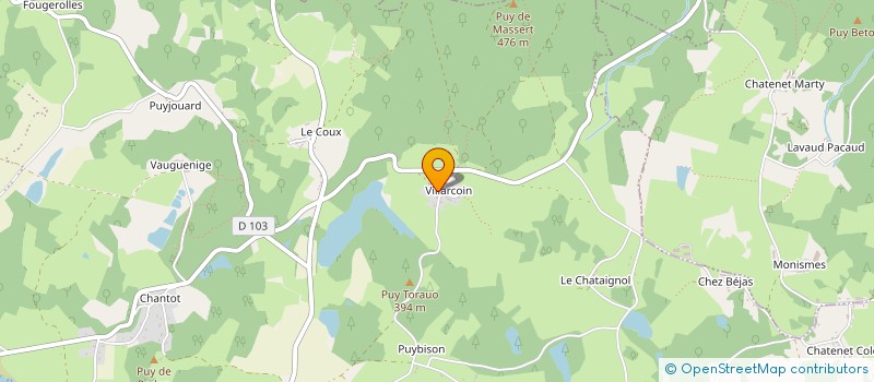 localisation de l'entreprise MONSIEUR LINO LAFRASSE à SAINT-PARDOUX-LE-LAC