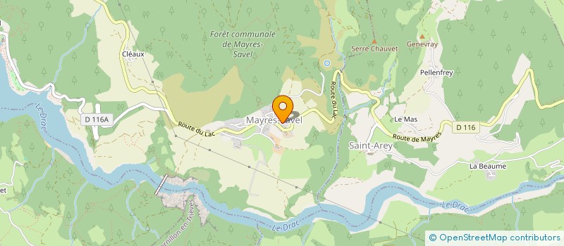 localisation de l'entreprise MONSIEUR LINO LELIEVRE  MAYRES-SAVEL