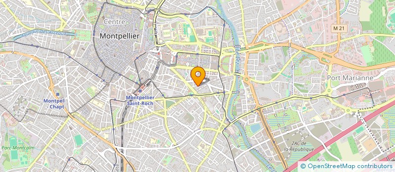 localisation de l'entreprise MONSIEUR LINO NDJAGA MBA à MONTPELLIER