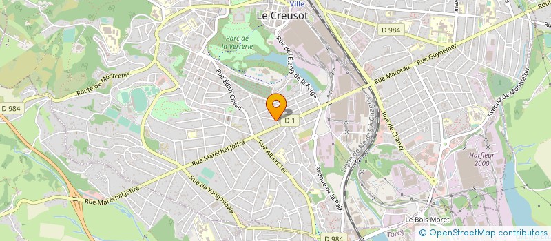 localisation de l'entreprise MONSIEUR LINO ROBUFFO à LE CREUSOT