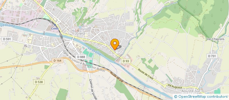 localisation de l'entreprise MONSIEUR LINO WAUQUIER  CREST