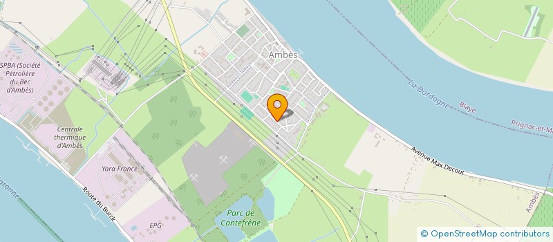 localisation de l'entreprise MONSIEUR LINUS-MAXWELL LASSEY  AMBES