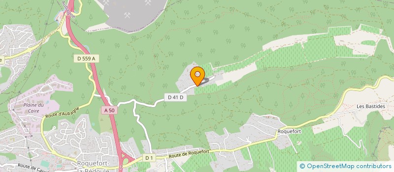 localisation de l'entreprise MONSIEUR LIONEL ALBERT PAPAIX  ROQUEFORT-LA-BEDOULE