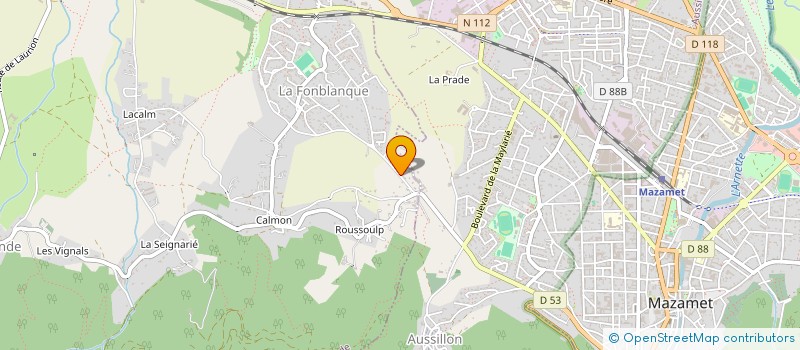 localisation de l'entreprise MONSIEUR LIONEL ALBERTO  AIGUEFONDE