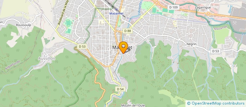 localisation de l'entreprise MONSIEUR LIONEL ALPHONSE PAUL DURAND  MAZAMET