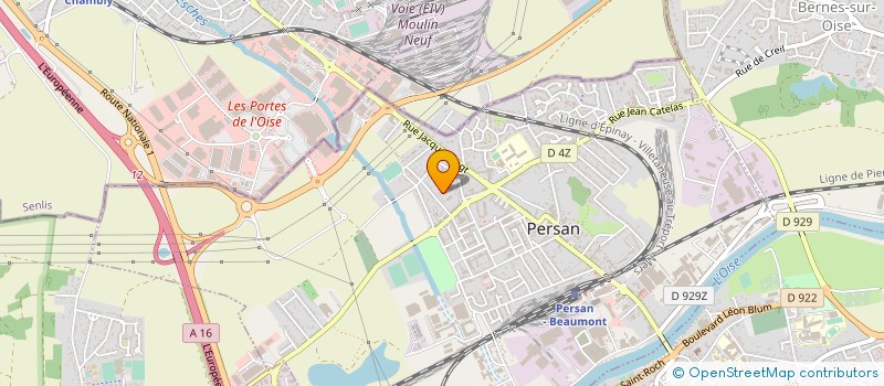 localisation de l'entreprise MONSIEUR LIONEL AMIENS  PERSAN