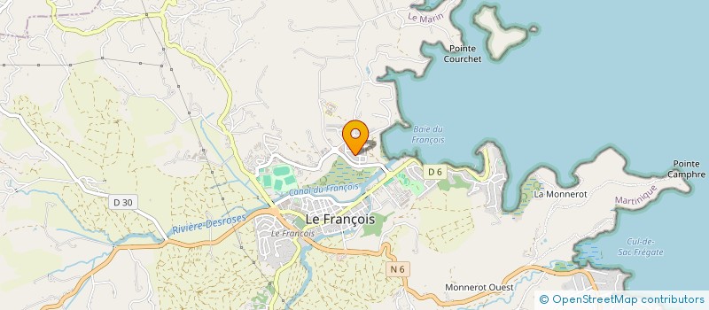 localisation de l'entreprise MONSIEUR LIONEL AMORY à LE FRANCOIS