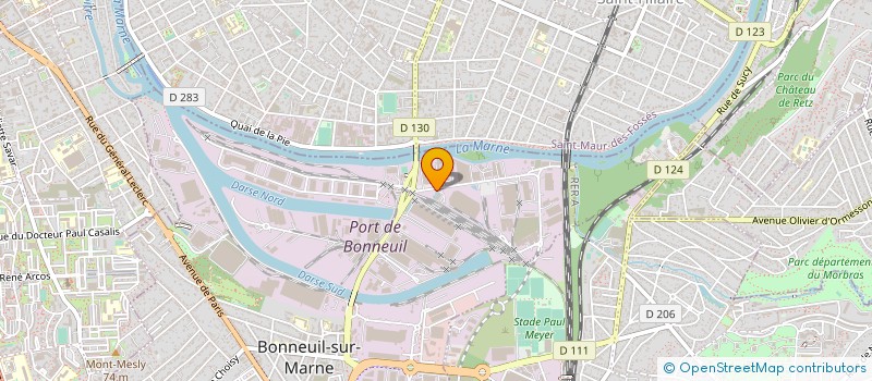 localisation de l'entreprise MONSIEUR LIONEL AMOUGOU ESSAMA  BONNEUIL-SUR-MARNE