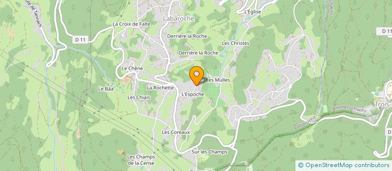 localisation de l'entreprise MONSIEUR LIONEL ANCEL  LABAROCHE