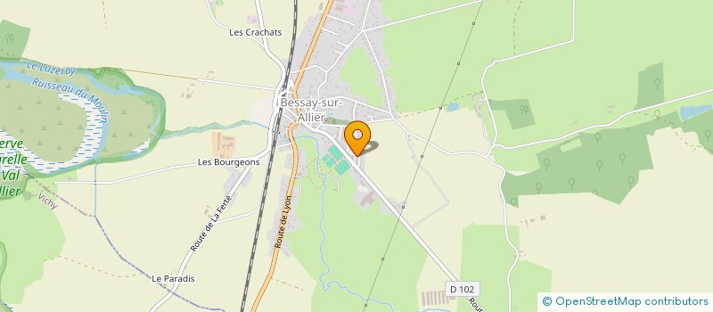 localisation de l'entreprise MONSIEUR LIONEL ANDRE  BESSAY-SUR-ALLIER