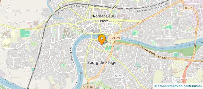 localisation de l'entreprise MONSIEUR LIONEL ANDRE  BOURG-DE-PEAGE