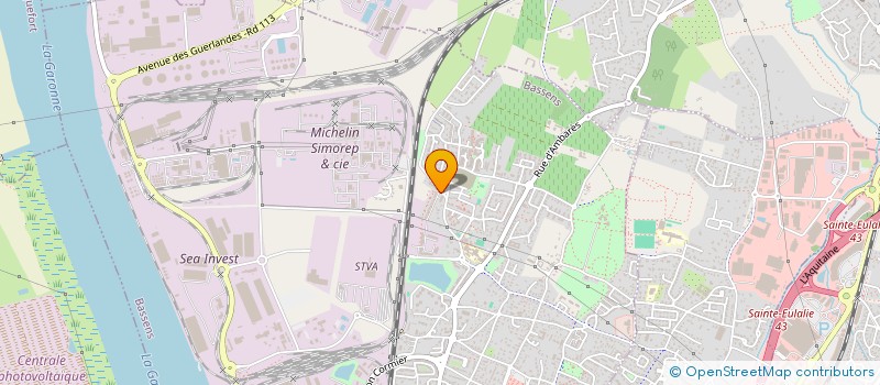 localisation de l'entreprise MONSIEUR LIONEL ANDRIEUX  BASSENS