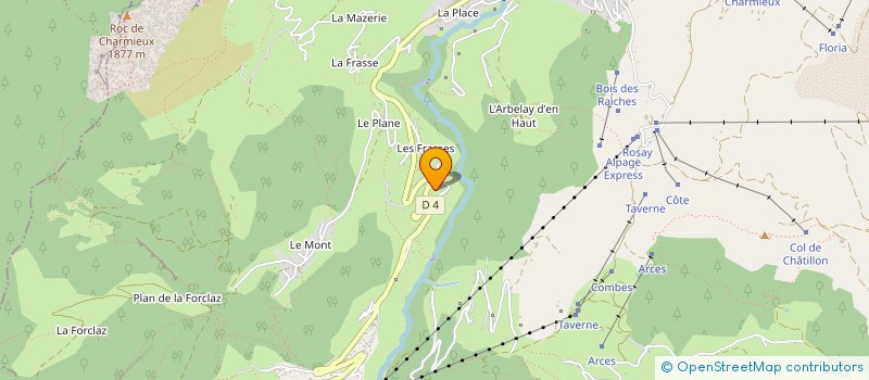 localisation de l'entreprise MONSIEUR LIONEL ANGELLOZ NICOUD  LE GRAND-BORNAND