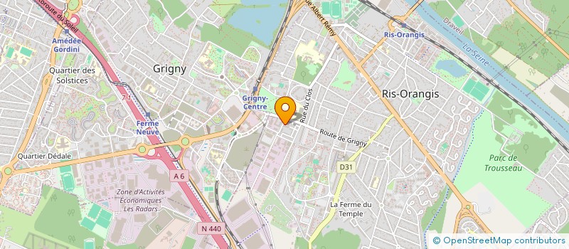 localisation de l'entreprise MONSIEUR LIONEL ANGLIVIEL  RIS-ORANGIS